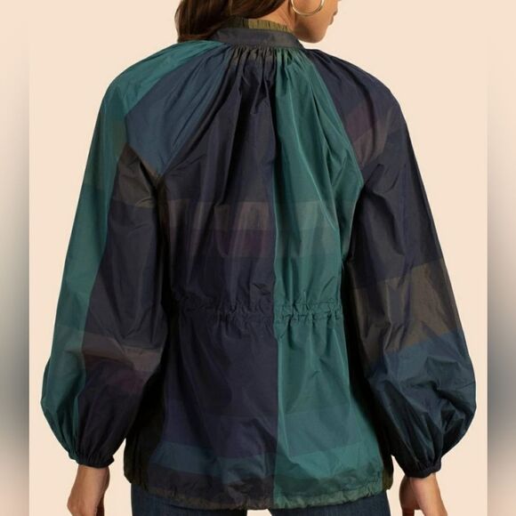 Trina Turk Dharma Color Block Jacket Size Large - Picture 2 of 11